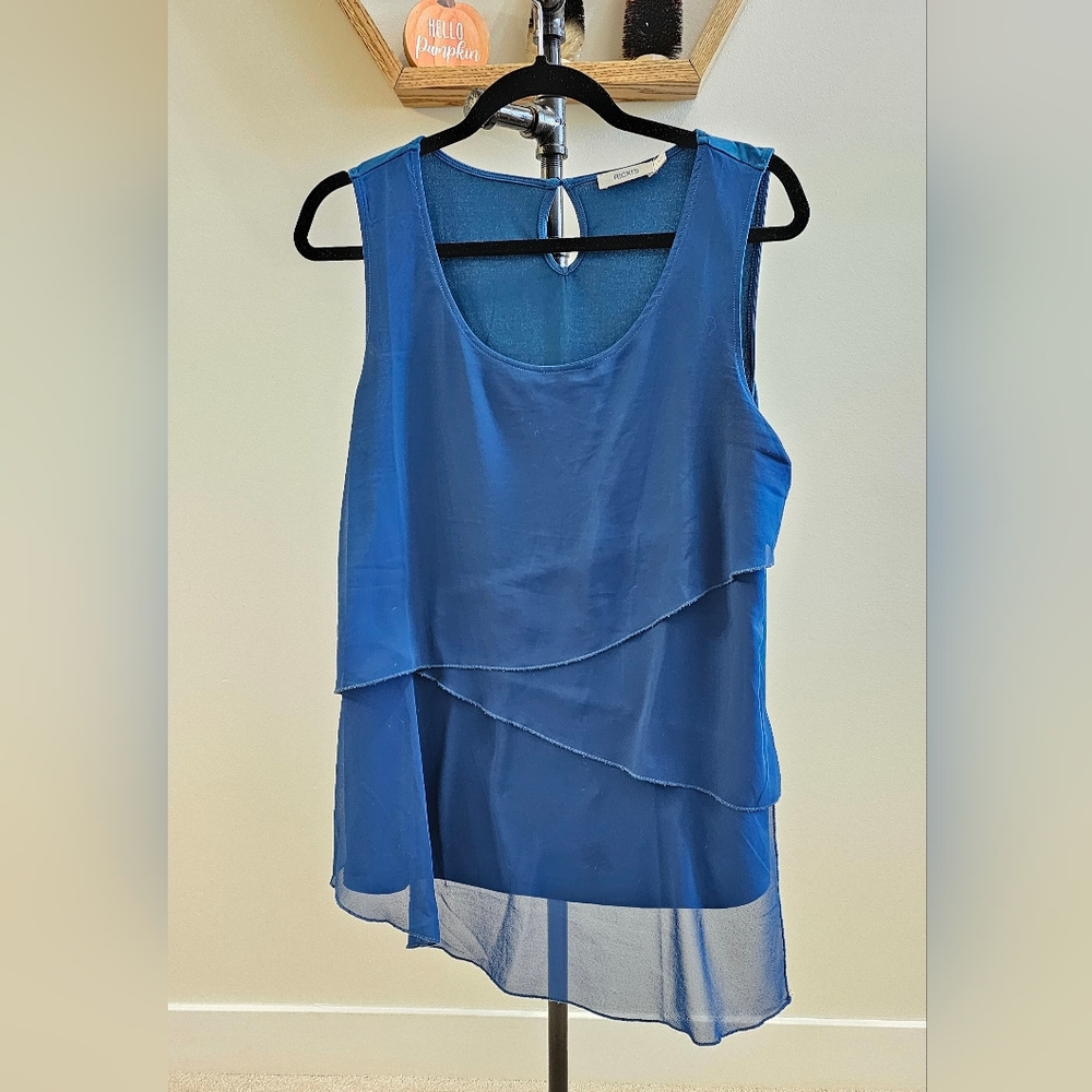 Ricki's Teal Blue Blouse – Large